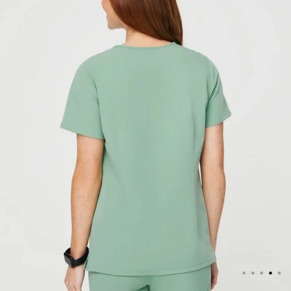 FIGS Limited Edition Jade Scrub Casma Top M/Yola Skinny Pant S - Picture 5 of 16